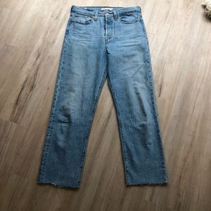 Wedgie Fit Straight Jeans